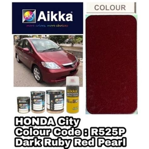 AIKKA HONDA R525P DARK RUBY RED PEARL 2K CAR PAINT – POWER MAX PAINTS ...