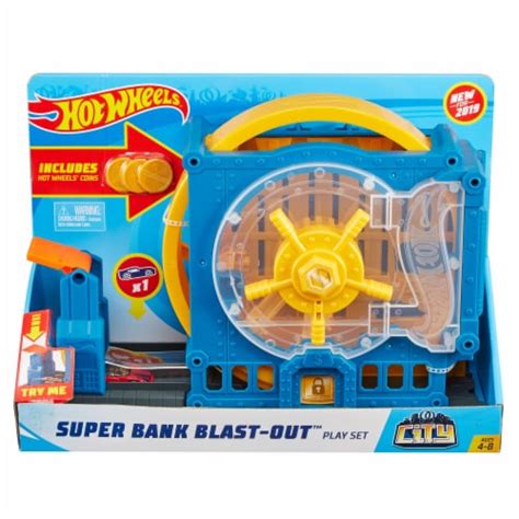 Mattel Hot Wheels Track City Super Spin Tire Shop Play Set Ct Kroger