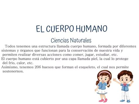 El Cuerpo Humano Ciencias Naturales Profe Social