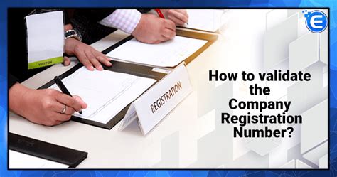 How To Validate The Company Registration Number Enterslice