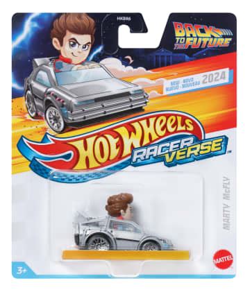 Hot Wheels RacerVerse Vehículo de Juguete Marty McFly