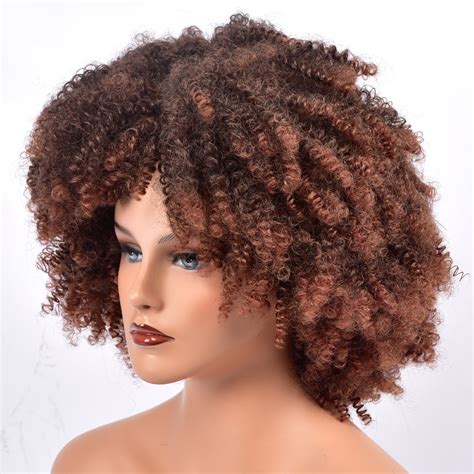 Toyotress Short Kinky Afro Curly Wigs 12 Fluffy Kinky Afro Natural