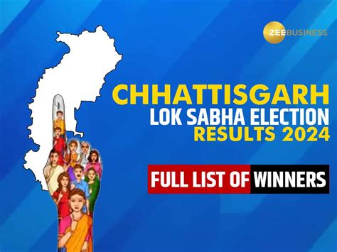 Chhattisgarh Lok Sabha Election Winners List 2024 Bjp Secures All Seats But 1 In Chhattisgarh