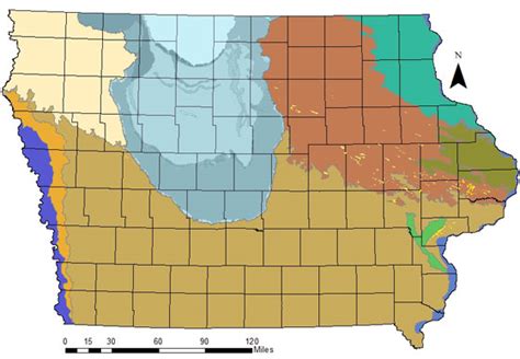 Igein Iowas Landform Regions