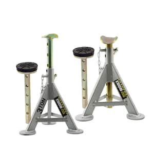 Sunex Tools Ton Aluminum Jack Stands Pair Aj The Home Depot