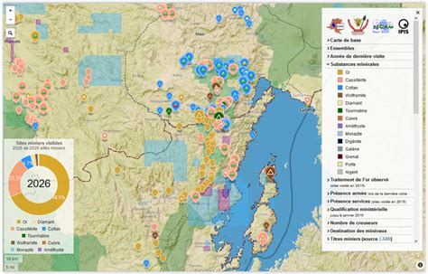 Analysis of the interactive map of artisanal mining areas in eastern DR ...