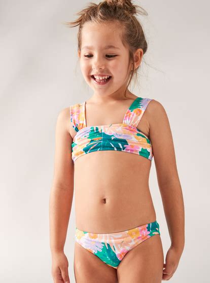 Paradisiac Island Ensemble De Bikini Bralette Pour Fille Ans Roxy