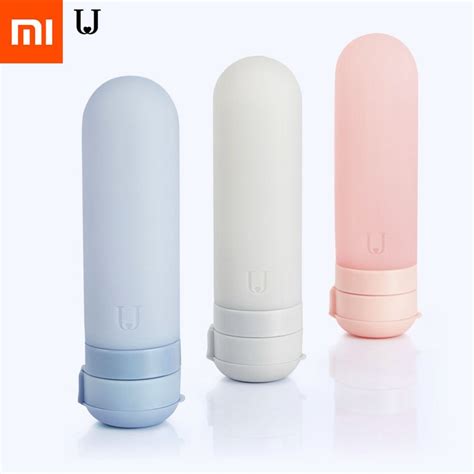 Unids Set Xiaomi Mijia Botella De Silicona De Viaje Conjunto Port Til