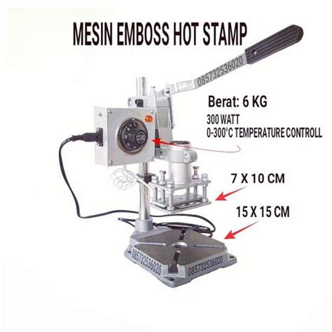 Jual Mesin Emboss Hot Stamp Dan Plat Logo Custom Untuk Leather Kulit Kab Gresik CNC CUSTOM