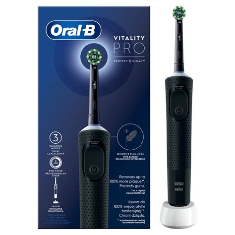 Oral B Vitality Pro Elektromos Fogkefe Fekete 1 Db