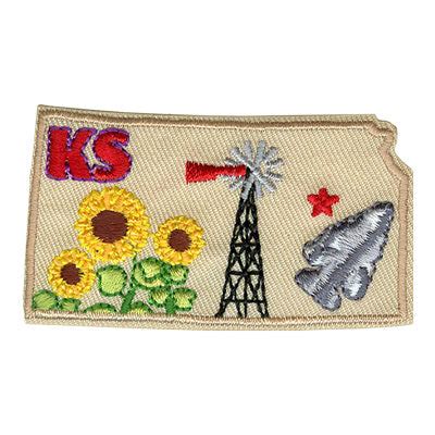 Kansas State Patch – Basics Clothing Store