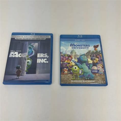 DISNEY PIXAR MONSTERS, Inc. (Blu-Ray + DVD, 4-Disc Set) JUMBO STEELBOOK ...