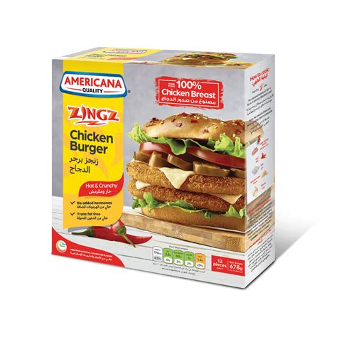 Zingz Chicken Burger Americana Foods