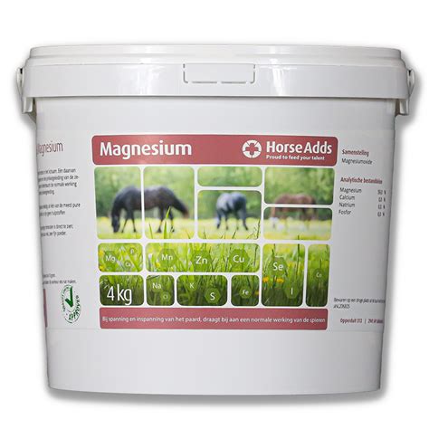 Magnesium voor Paarden - HorseAdds