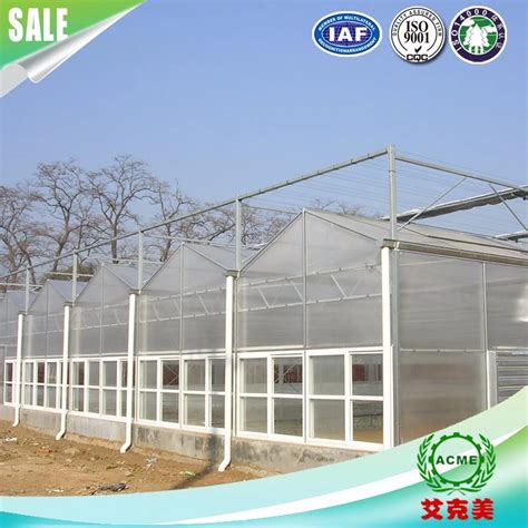 Polycarbonate Sheet And Pc Sheet The Multi Span Greenhouse For Farming