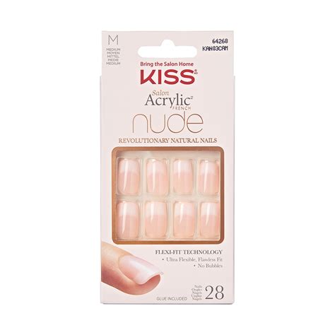 Unghii False Salon Acrylic M Bucati French Nude Kiss Bebe Tei