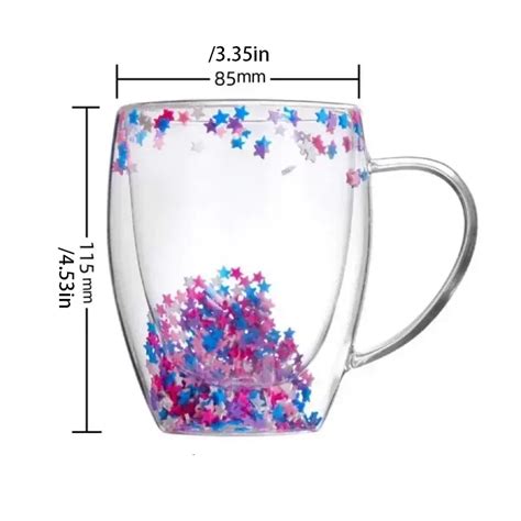 Cup Flower Conch Glass Cups High Temu