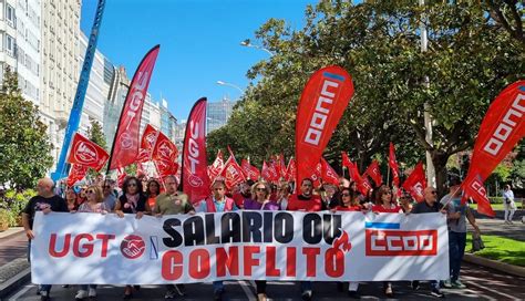 Ugt Y Ccoo Se Movilizan Para Reclamar Subidas Salariales Y Anuncian