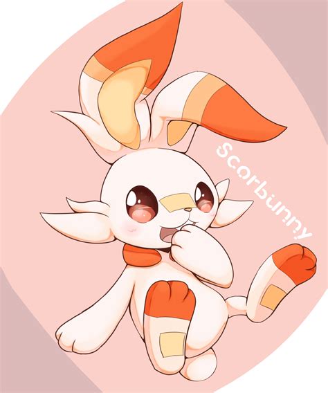 Scorbunny Pok Mon Sword Shield Zerochan Anime Image Board