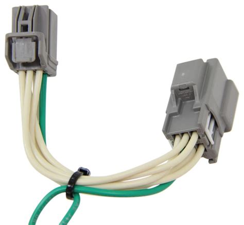 Curt T Connector Vehicle Wiring Harness With Pole Flat Trailer