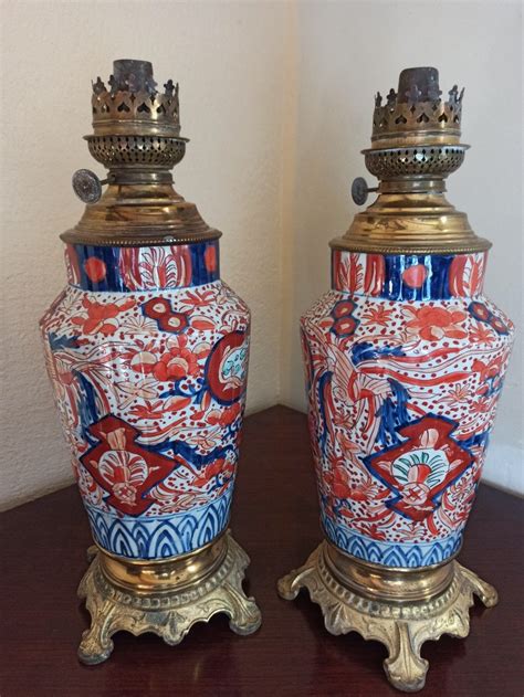 Proantic Pair Of Imari Lamps