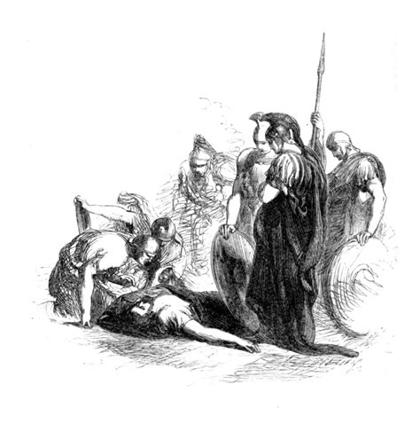 The Death of Brutus | Victorian Illustrated Shakespeare Archive