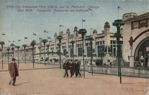 White City Amusement Park Chicago, IL Postcard