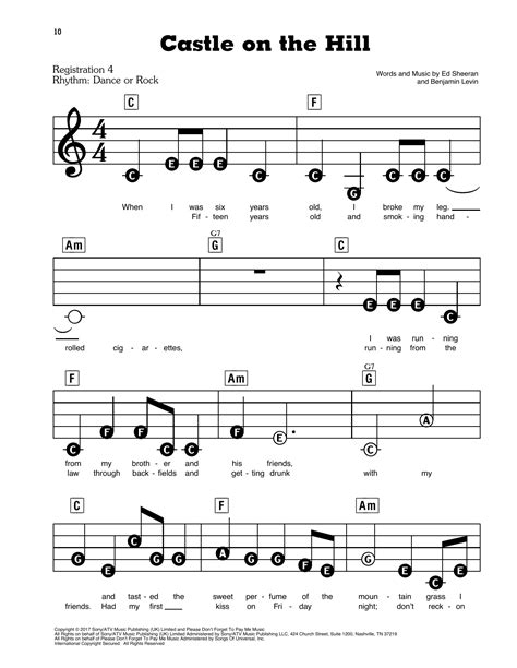 Lyrics Of Castle On The Hill Ed Sheeran 3