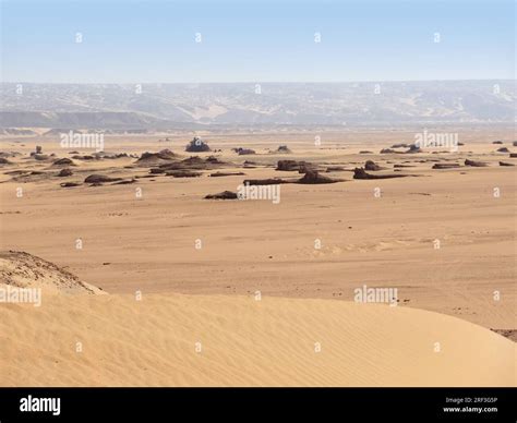 Desert Scenery Around Qasr Dusch A Historic Area At Kharga Oasis In