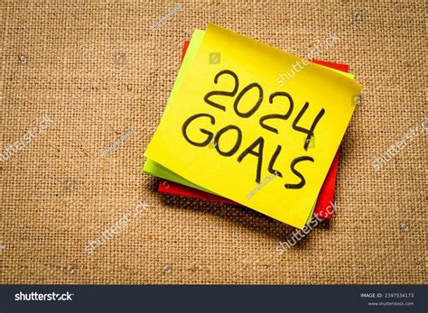 2024 Goals Handwriting Black Ink On Stock Photo 2397534173 Shutterstock