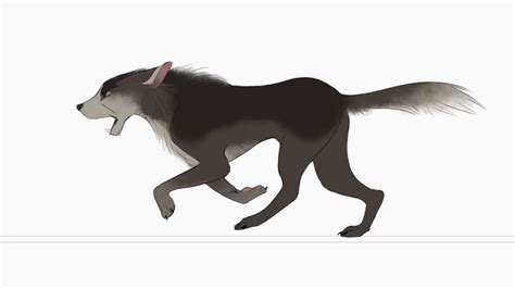 Wolf Run Cycle Animated By Safulousart On Deviantart