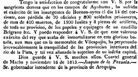 Ayohuma La Táctica Errónea De Belgrano Un Combate Encarnizado Y El