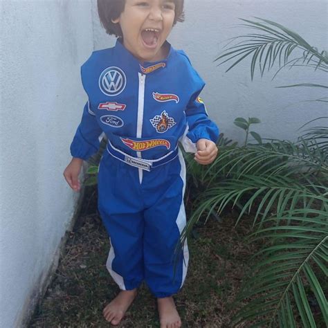 Fantasia Macacão Hot Wheels Infantil Elo Produtos Especiais