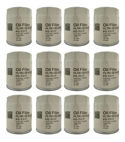 12 Filtros Aceite D21 Np300 Civic Attitude Ph7317 Gp 149 Meses Sin