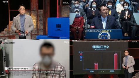 “18개월 최소 11건 언론인 고소”‘pd수첩 윤석열 정부 취임 명예훼손 관련 법적 대응과 다수 언론의 압수수색 1