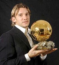 Shevchenko Wins Top Euro Award