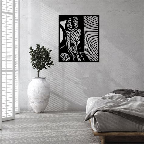 Naked Female Body Metal Wall Art Nude Women Body Wall Decor Unique Minimalist Line Art Nude