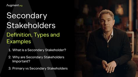 Secondary Stakeholders Definition Types And Examples