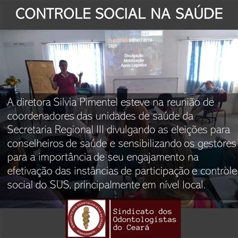 Controle Social No Sus Sindiodonto