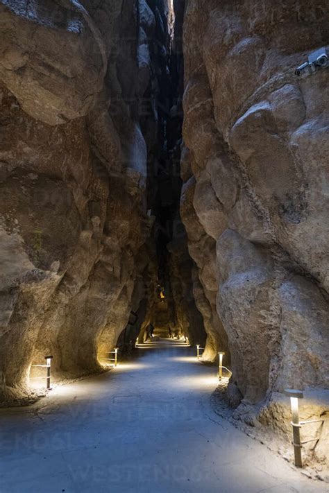 Cave At Al Qarah Mountain Al Ahsa Al Hasa Oasis Unesco World