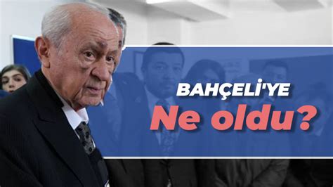 MHP Lideri Devlet Bahçeliye ne oldu Kolu askılı yüzü mor Nokta