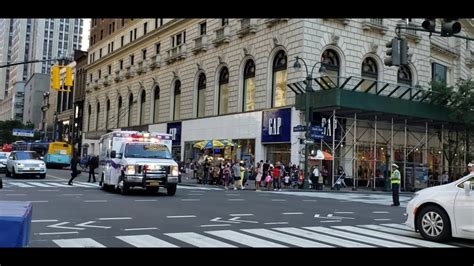 New York University Langone Health EMS Responding With Rumblers On West