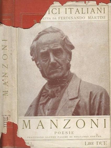 Poesie Alessandro Manzoni Libro Usato Istituto Editoriale