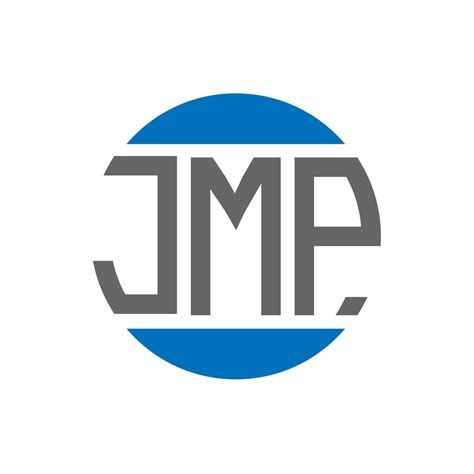 Jmp Letter Logo Design On White Background Jmp Creative Initials