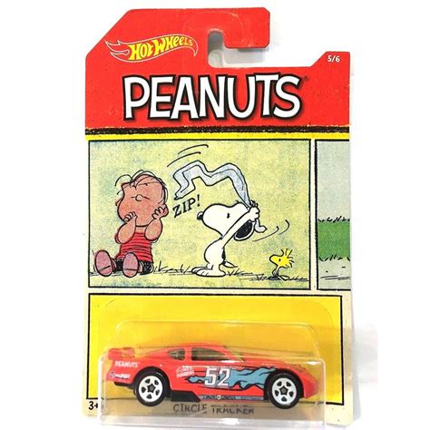 Mattel Hot Wheels tématické auto Peanuts Circle Tracker Maxíkovy hračky