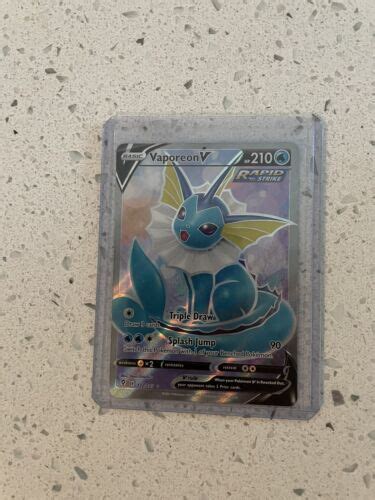 Vaporeon V 172203 Nm Evolving Skies Holo Ultra Rare Full Art Pokemon