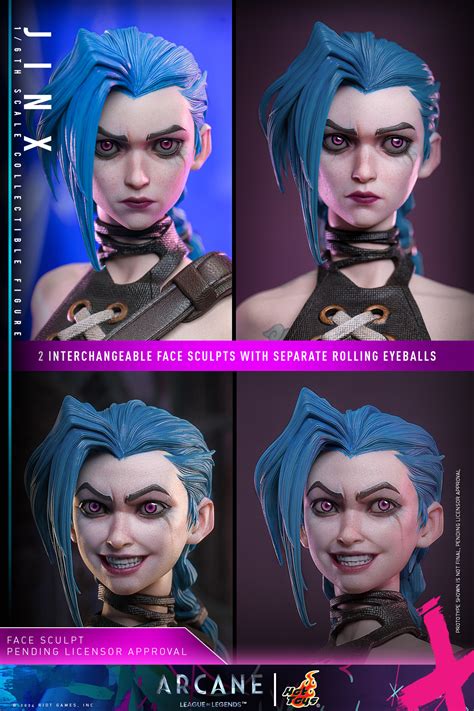 Arcane League Of Legends Hot Toys Jinx Figure Pre Order The Toyark News