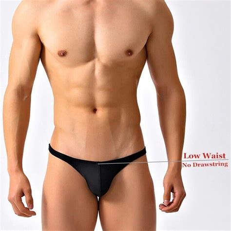 Sexy Men Swimsuit Beach Briefs Low Rise Half Hip Bikini Gay Bathing Suit Shorts Ebay