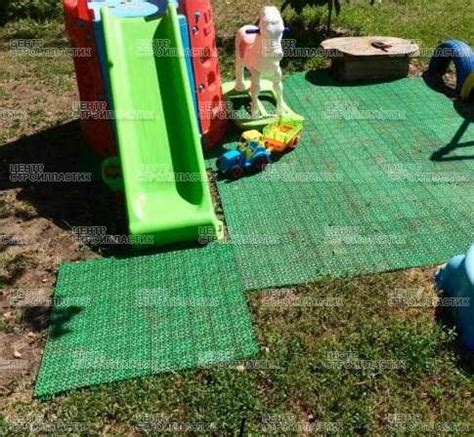 Пластиковое покрытие ERFOLG Home@Garden Зеленое 33,3х33,3х1,6см ...