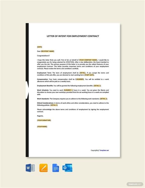 Letter Of Intent Construction Exle Infoupdate Org